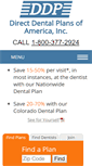 Mobile Screenshot of directdentalplan.com